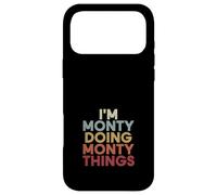 Monty Name Monty Personalized Name First Given Case for iPhone 17 Pro Max