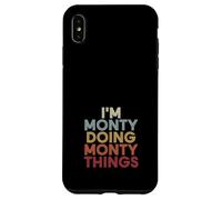 Monty Name Monty Personalized Name First Given Case for iPhone XS Max