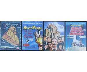 MONTY PYTHON COMPLETE MOVIE COLLECTION - Life of Brian / The Meaning of Life / And Now for Something Completely Different / The Holy Grail / 4 Monty Python's dvds