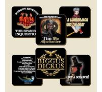 Monty Python Famous Sketch Drink Coasters, Set of 6