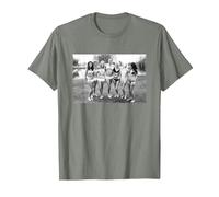 Monty Python John Cleese & Michael Palin Bikinis 1970 T-Shirt, Men, Olive Heather, Small