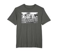Monty Python John Cleese & Michael Palin Bikinis 1970 T-Shirt, Men's Big and Tall, Asphalt Grey, 2X Tall
