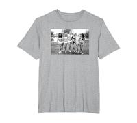 Monty Python John Cleese & Michael Palin Bikinis 1970 T-Shirt, Men's Big and Tall, Heather Grey, 6X Tall