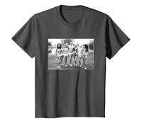 Monty Python John Cleese & Michael Palin Bikinis 1970 T-Shirt, Youth, Asphalt Grey, Medium