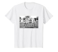 Monty Python John Cleese & Michael Palin Bikinis 1970 T-Shirt, Youth, White, Large