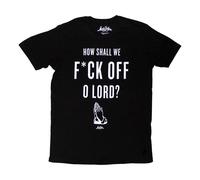 Monty Python Men's F Off-T-Shirt in Black | Size: Medium Monty Python Black M