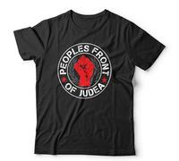 Monty Python People’s Front of Judea Unisex T-Shirt | Funny Life of Brian Tee - L Black