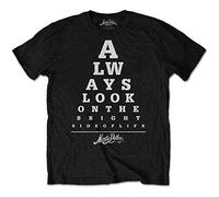 Monty Python T-Shirt Bright Side Eye Test Unisex Black 2XL