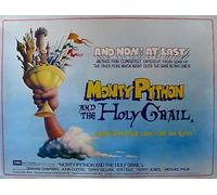 "MONTY PYTHON & THE HOLY GRAIL" - Classic Comedy Movie Poster - Poster Size : Super A2