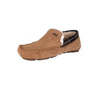 Barbour Monty Tan suede Mens slippers MSL0001-BE51 in a Plain Suede Leather in Size 12