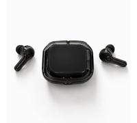 MONTY SOUL - Bluetooth 5.4 Earphones with Smart Touch Display, Music Control and Volume from Case, Find Earphones, TikTok Control, Remote Photo Shooting, Voice Assistant (Air Max) (Black)