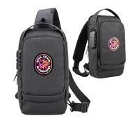 Monty Soul Paradise Backpack with USB Port - Ideal for Tablets, Smartphones and Personal Items - Stylish Urban Design - Black