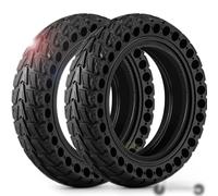 Monuary 2 Pack 50/75-6.1 Scooter Tyres Tubeless, 8 1/2 x2 Scooter Airless Tires, Maintenance-Free, 8.5x2 Solid Tyres Compatible with Xiaomi M365/Pro 2/3/3 Lite, Gotrax GXL V2/XR/APEX, etc