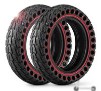 Monuary 2 Pack 50/75-6.1 Scooter Tyres Tubeless, 8 1/2 x2 Scooter Airless Tires, Maintenance-Free, 8.5x2 Solid Tyres Compatible with Xiaomi M365/Pro 2/3/3 Lite, Gotrax GXL V2/XR/APEX, etc