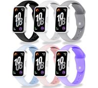 Monuary 6-Pack Repleacement Bands for HUAWEI Band 10/9/8, Colorful Sporty Straps, Soft & Breathable, Quick Release