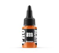 Monument Hobbies 007-Pro Acryl Orange Acrylic Model Paints for Plastic Models - Miniature Painting, no-clog cap, comes loaded with glass agitator