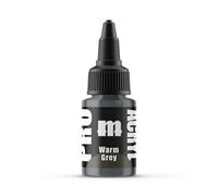 Monument Hobbies 074 - Pro Acryl Warm Grey Acrylic Model Paints for Plastic Models - Miniature Painting, no-clog cap, comes loaded with glass agitator