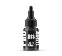 Monument Hobbies Pro Acryl Paint, Dark Silver, 22 ml