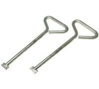 Monument Mlk12 Heavy-Duty Manhole Lifting Keys - 304mm Pack Of 2 For Easy Grip And Safe Handling
