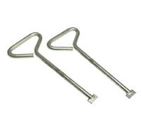 Monument Mlk12 Manhole Cover Lift Keys (Pack of 2) - 12in