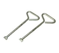MONUMENT MLK12 Manhole Lifting Keys Pack Steel Zinc Plated Pack of 2