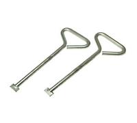 MONUMENT MLK20 Manhole Cover Lift Keys Pack Steel Pack of 2