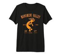 Monument Valley Arizona Utah USA Dancing Kokopelli Design Premium T-Shirt