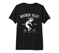 Monument Valley Arizona Utah USA Dancing Kokopelli Design Premium T-Shirt