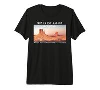Monument Valley Arizona Where Nature Paints Masterpiece Premium T-Shirt