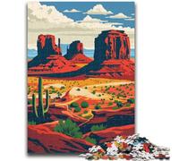 Monument Valley Landscape Jigsaw Puzzles for Teenagers, for Age 14+ Game Wall Decoration Unique Gifts for Birthday And Christmas 1000pcs (50x75cm)