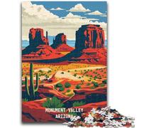 Monument Valley Majestic 1000 Pieces Jigsaw Puzzle for Adults& Teens, Challenging Game Toys Wall Decoration Unique Birthday And Xmas Gifts 1000pcs (26x38cm)