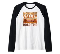 Monument Valley Road Trip Desert Adventure Travel Raglan Baseball Tee