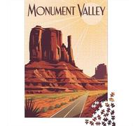 Monument Valley Travel 1000 Piece Jigsaw Puzzle for Adults, 52x38cm/1000pcs, January Puzzle Activity, Screen-Free Leisure And A Calmer Routine