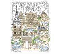Monumenti della Francia: Libro da colorare