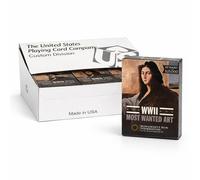 Monuments Men and Women Standard Poker Playing Cards with Cultural Objects & Works of Art Theme Premium 54 Card Full Deck with Jokers, Casino Fun Game Night for Friends and Family Gatherings, 12-Pack