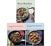 Monya Kilian Palmer Keto Kitchen Series Collection 3 Books Set (Keto Kitchen, Lazy Keto Kitchen, Budget Keto Kitchen)