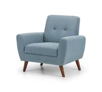 Monza Chair Compact Retro Blue - Julian Bowen | TJ Hughes