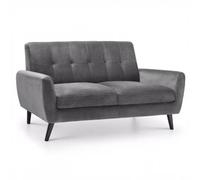 Monza Grey Fabric 2 Seater Sofa