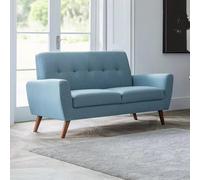Monza Sofa - 2 Seater - Blue Fabric
