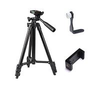 Monzam Binocular Tripod Stand - 40-Inch Lightweight Tripod with Bag - Phone and iPad Tripod - Universal Lightweight Travel Video Tripod - Compatible with Gopro, Telescope, Binoculars