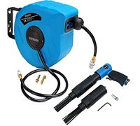 Compressed Air Hose Reel 10m & Pneumatic Needle Scaler Set