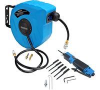 Compressed Air Hose Reel 10m & Pneumatic Reciprocating Saw Set