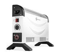 MONZANA® Freestanding & Wall Mounted 2000W Convector Heater with Built In 24 Hour Timer Switch, Thermostat, 3 Power Settings, Plug In Heater, Electric Heaters for Home Office Bedroom Lounge