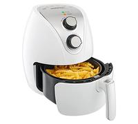 MONZANA® 3.6 Litre Airfryer with Dial Controls | 3.6L Capacity | Adjustable Temperature and Timer Settings | 1500W Hot Air Fryer | Healthy Low Fat Cooking Kitchen Appliance White