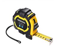 MONZANA® 3m Tape Measure, Retractable Tape Measure, 3 Metre, Yellow/Black