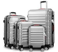 Hard case set Baseline 4-piece silver ABS accessories