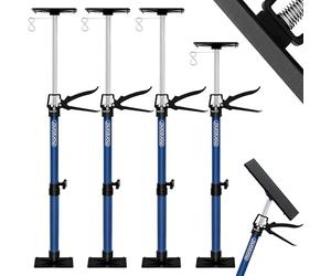 MONZANA® 4X Plasterboard Lifter Plasterboard Props Telescopic Support Pole | Set of 4, Heavy Duty Plaster Board Lifter Tool, Drywall Home Improvement Tools, and Dry Wall Ceiling Installation