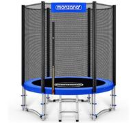 Monzana® 6ft Trampoline Outdoor Set with Safety Net Ladder Heavy Duty Frame Cover Spring Tool for Kids Adults Garden Fitness Play Equipment Trampoline