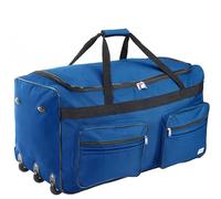 MONZANA® 85L Holdall with Wheels Luggage, Trolley Function, Blue