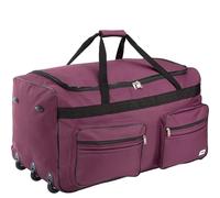 MONZANA® 85L Holdall with Wheels Luggage, Trolley Function Violet Purple